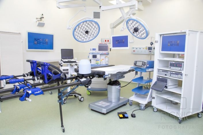 Fotografia da Sala de Cirurgia do Hospital São Camilo, Unidade Pompéia, com o que tem de mais moderno em equipamentos cirúrgicos